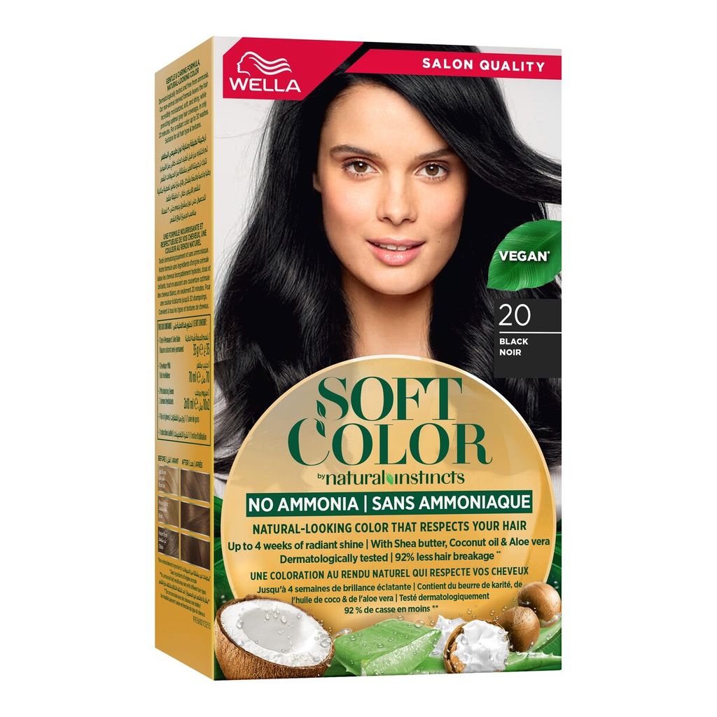 WELLA SOFT COLOR KIT 20 BLACK