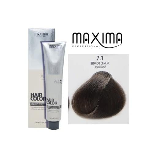 Maxima Hair Color 7.1 Ash Blond 100Ml