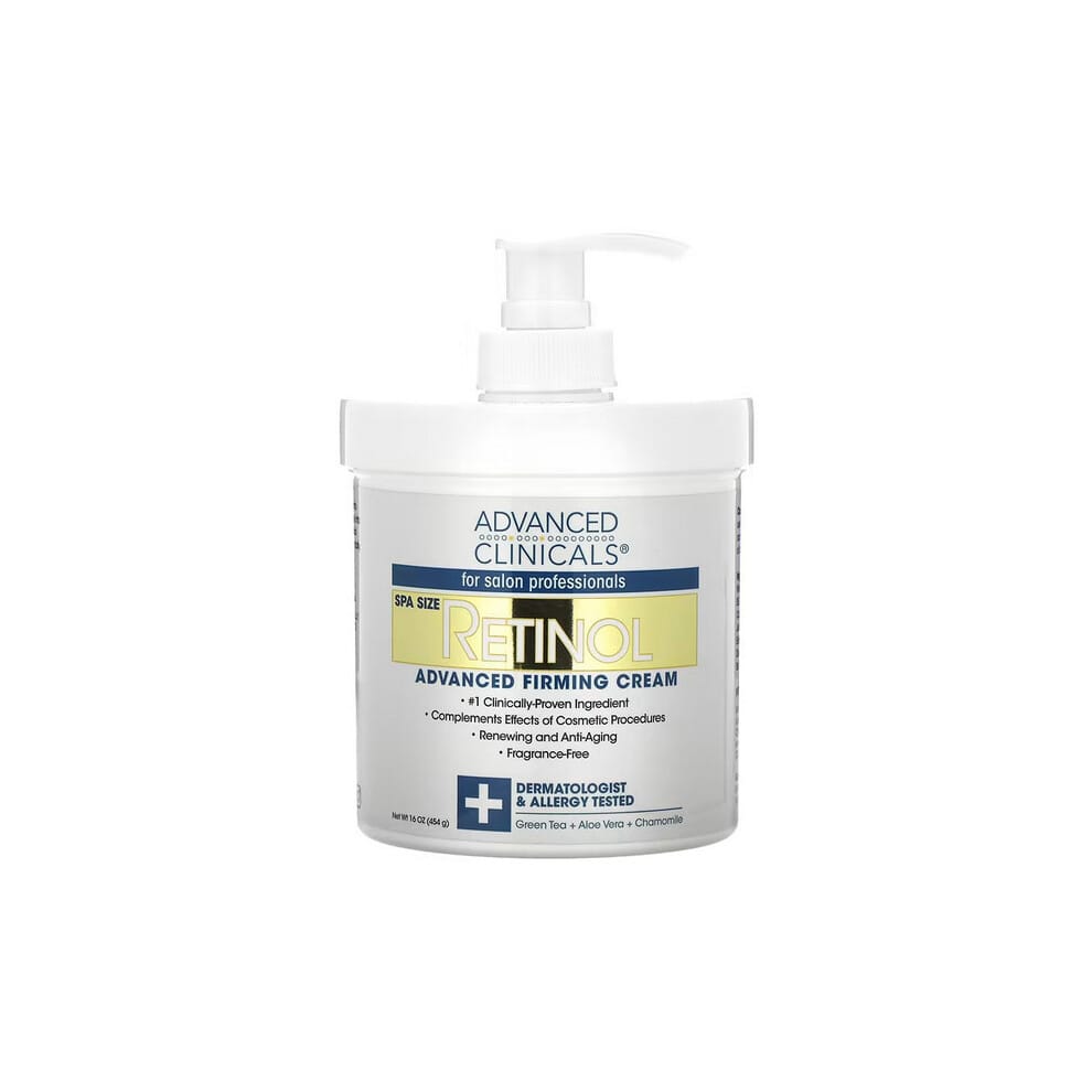 Advanced Clinicals Retinol Cream 454g