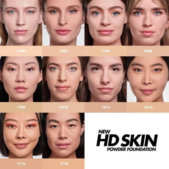 Make Up For Ever HD Foundation Powder - 1Y08 Medium Light Beige