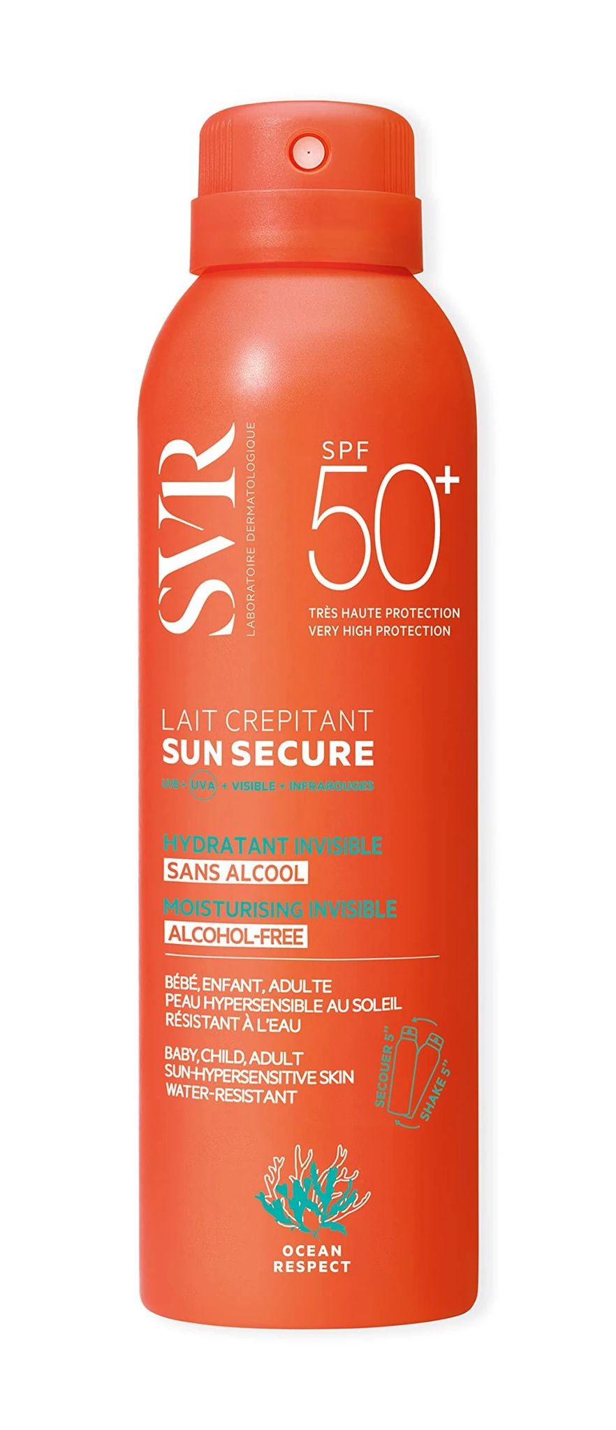 Svr Sun Secure Crepitant Spf50+ 200Ml