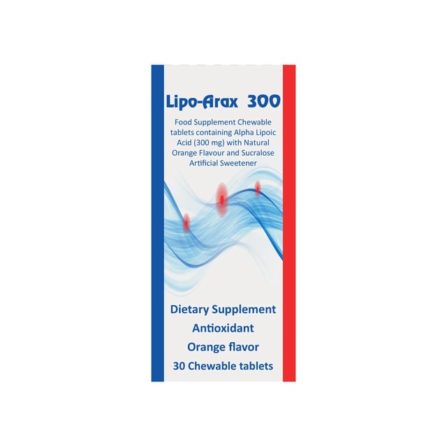 Lipo Arax 300 Mg 30 Chew Tabs