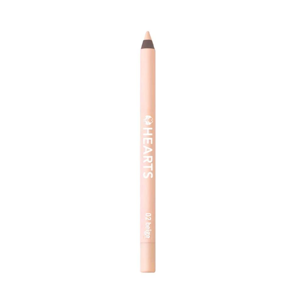 Hearts Waterproof Eyeliner Pencil - Beige 02