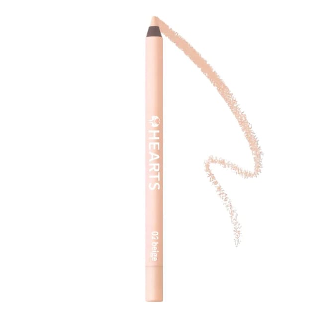 Hearts Waterproof Eyeliner Pencil - Beige 02