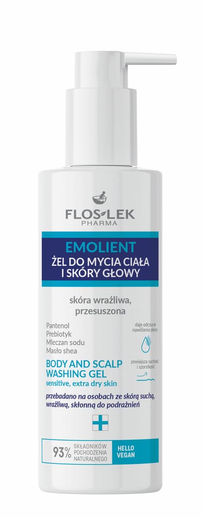 EMOLIENT Body Wash Gel Extra Dry 400 ML