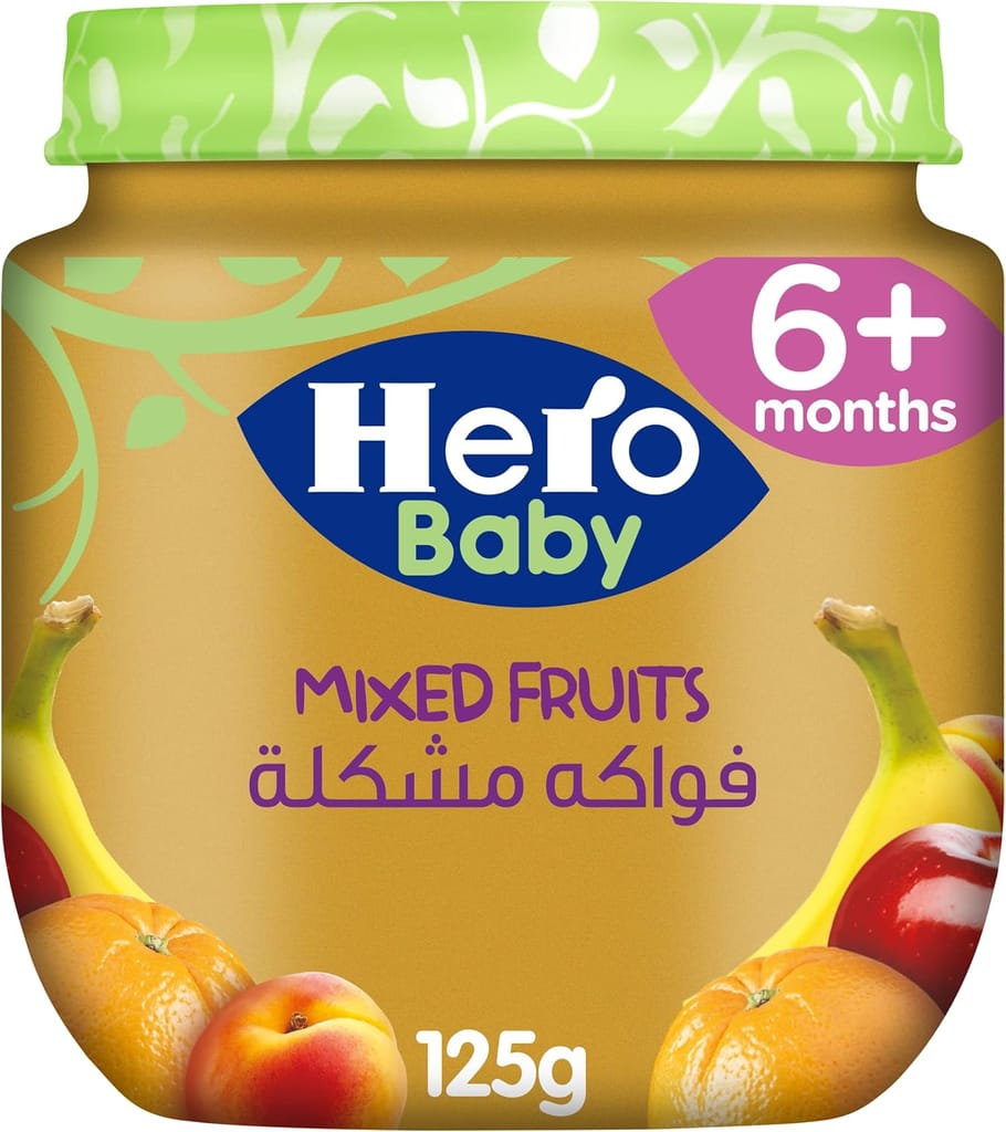 Hero Baby Jar, Mixed Fruits, 125g