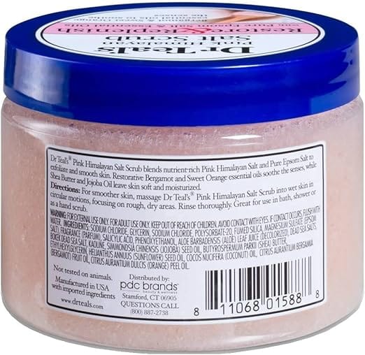 Dr Teal’S Scrub Pink Himalayan Salt 454G