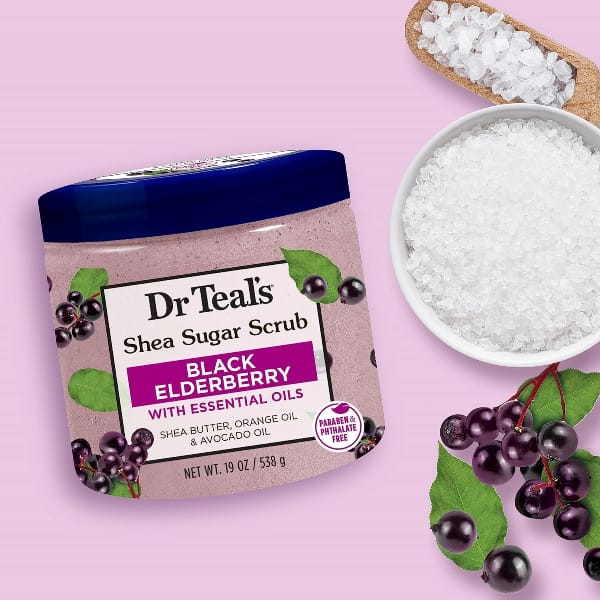 Dr Teal’S Scrub Shea Blck Elderbery 538G
