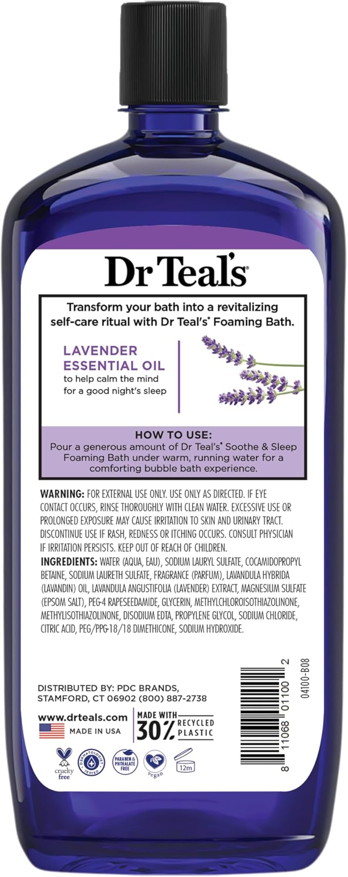 Dr Teal’S Foam Lavender Bath 1000Ml