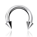 Nose Piercing N006 Nose Ring Barbells ConeSize 1.2x10x3mm