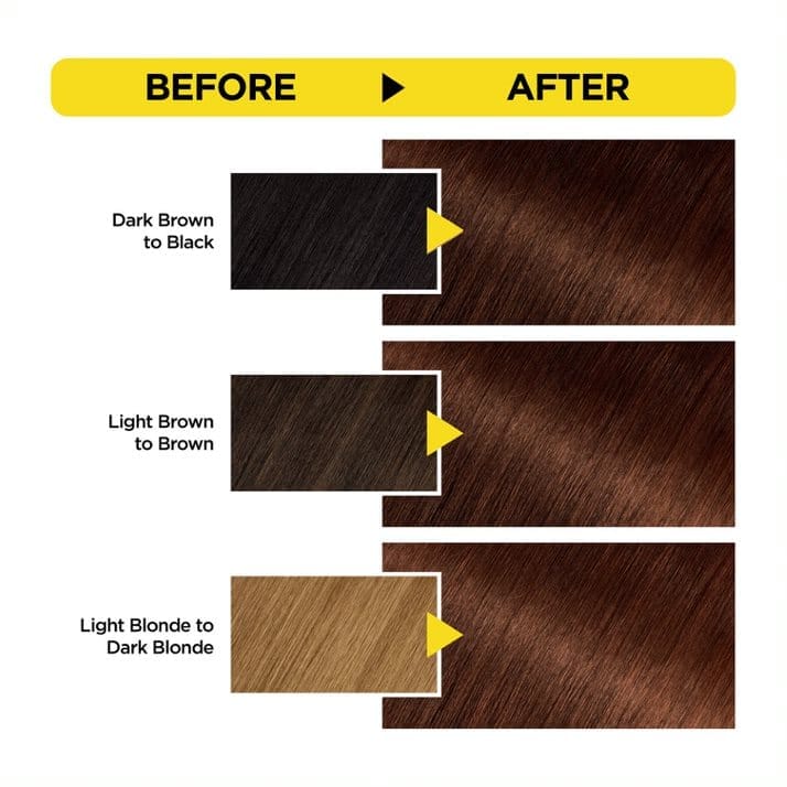 Olia, 5.35 Chocolate Brown, No Ammonia Permanent Haircolor, with 60% Oils