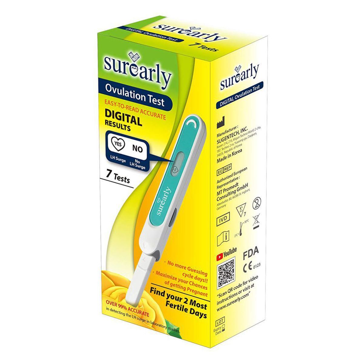 Surearly Digital Ovulation Test