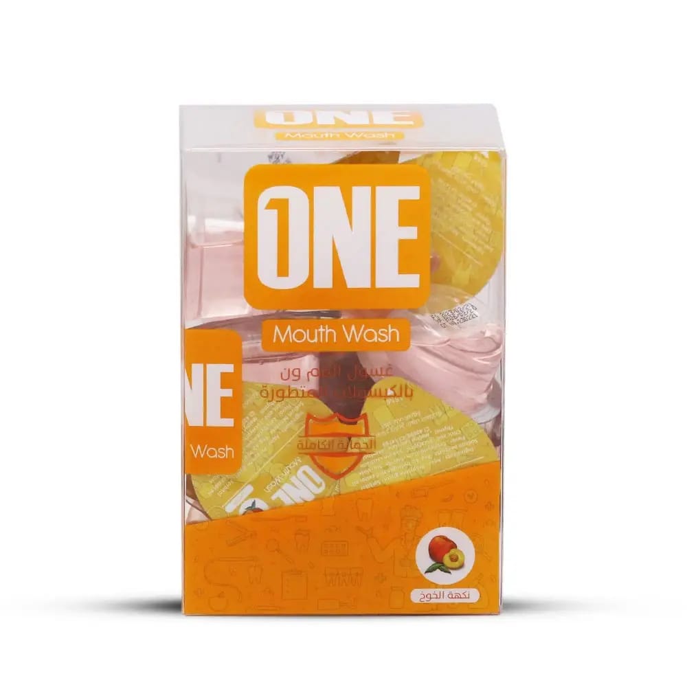 ONE MOUTH WASH PEACH FLAVOR 20 CAP *15 ML