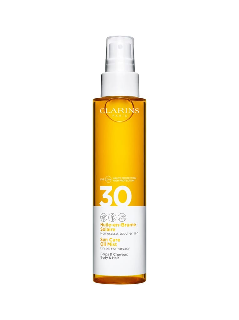 كلارنز سبراي زيتي للشعر و الجسم SPF30 ١٥٠ مل