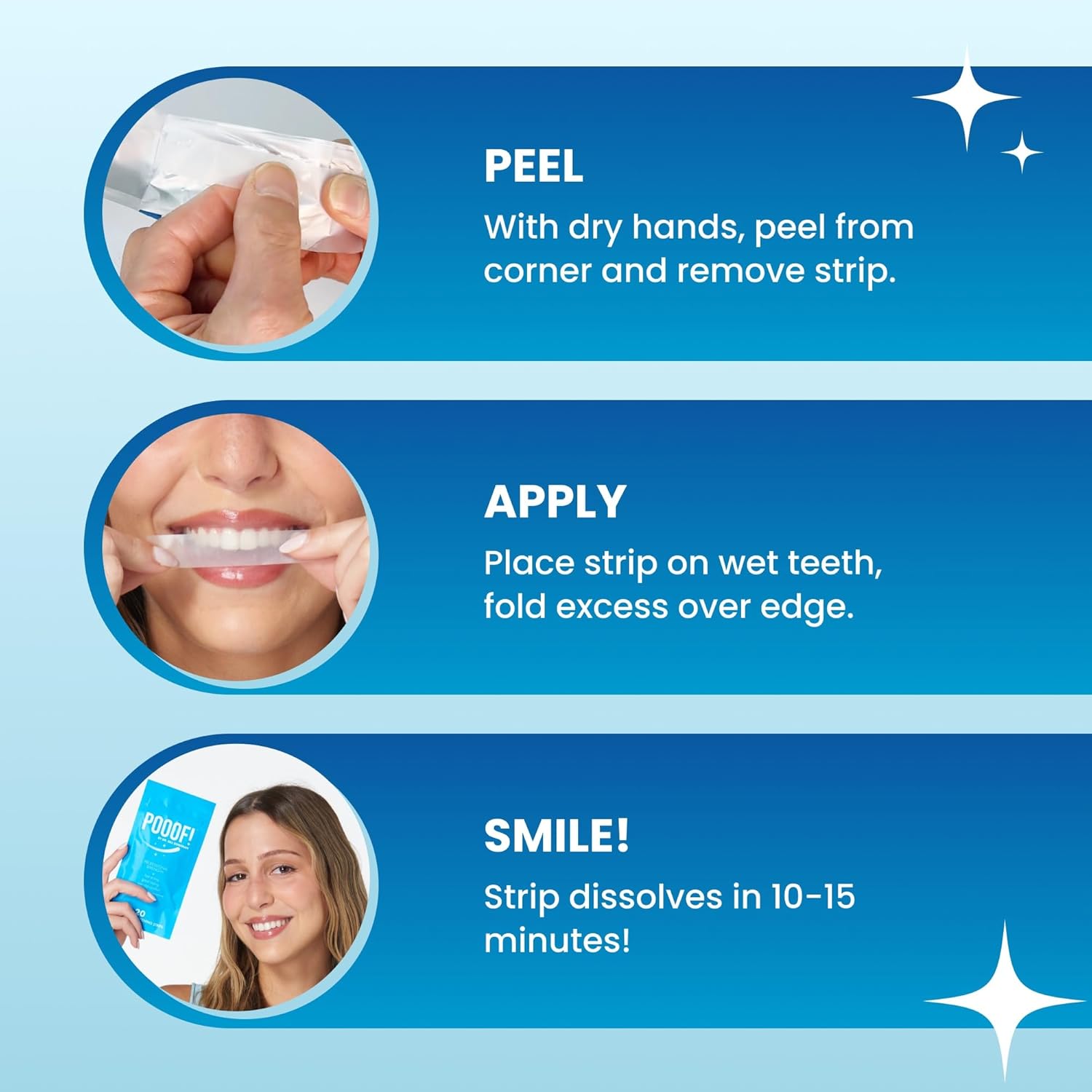 Poof! Teeth Whitening 20 Strip Pack
