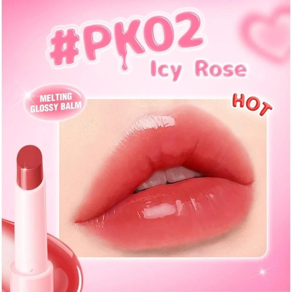 Pink Flash Shiny Balm PK02 Icy Rose