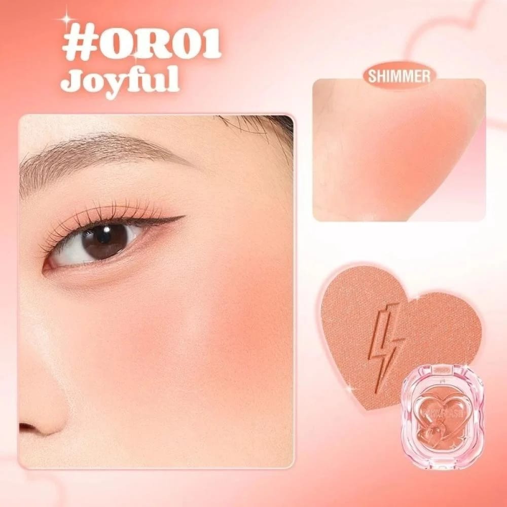 Pink Flash Blush OR01 Joyful ( Shimmer )