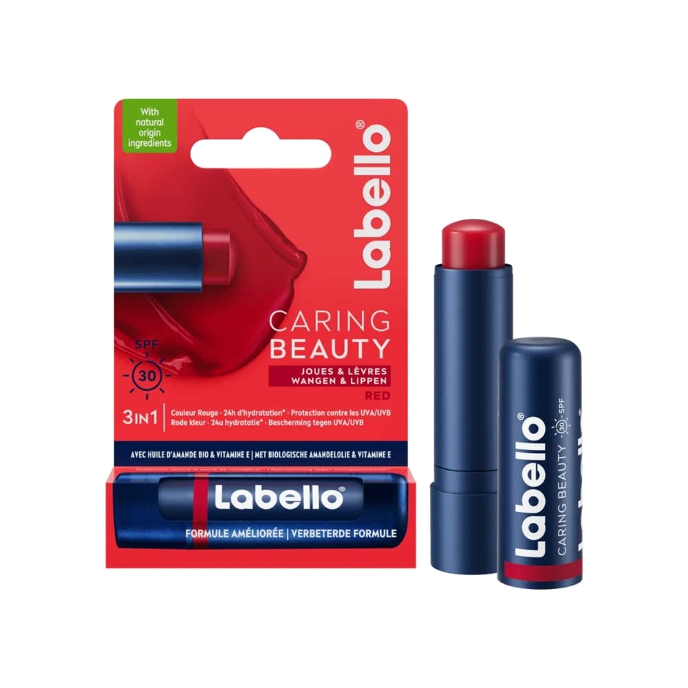 Labello Caring beauty SPF 30 - Red 4.8GM