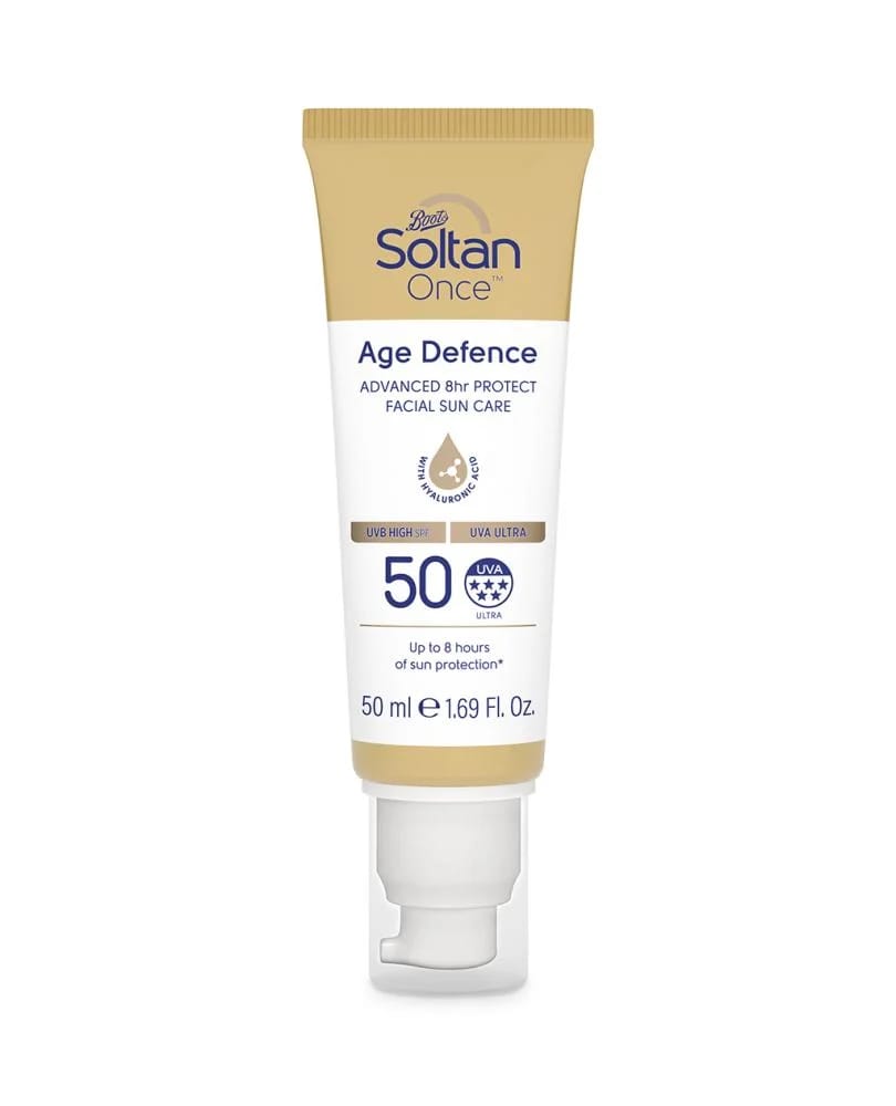 SOLTAN FACE CRM W HYLRNIC ACD SPF50 50ML
