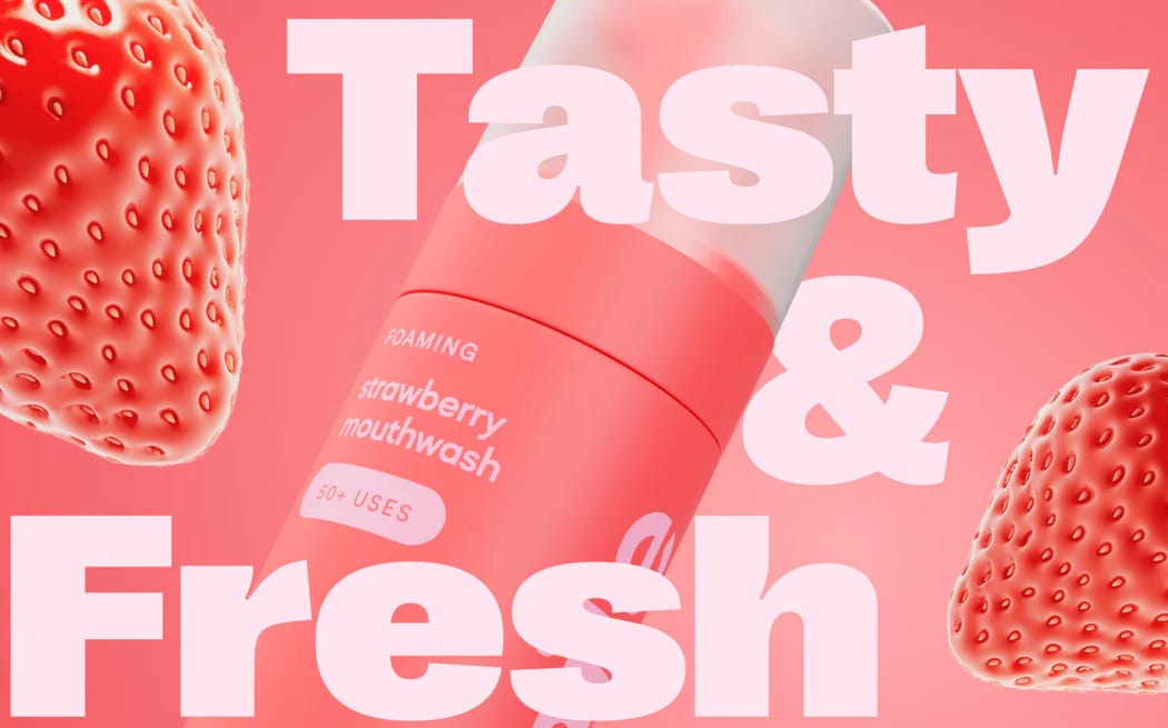 Foam Mouthwash - Strawberry