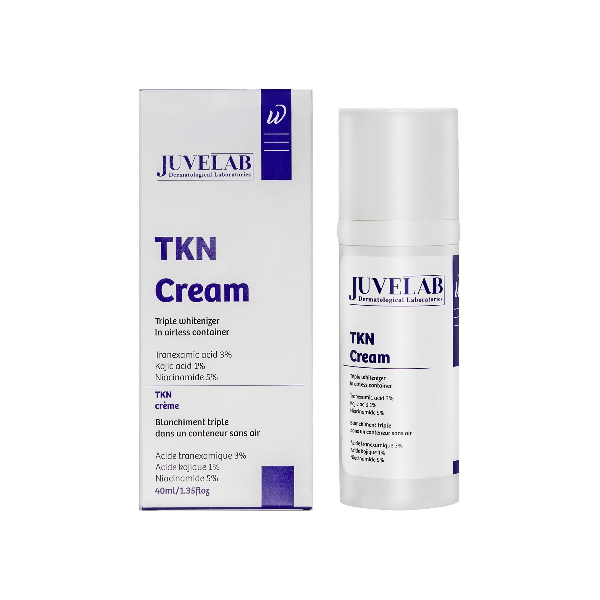 Juvelab TKN Cream for whitening and pores tightening