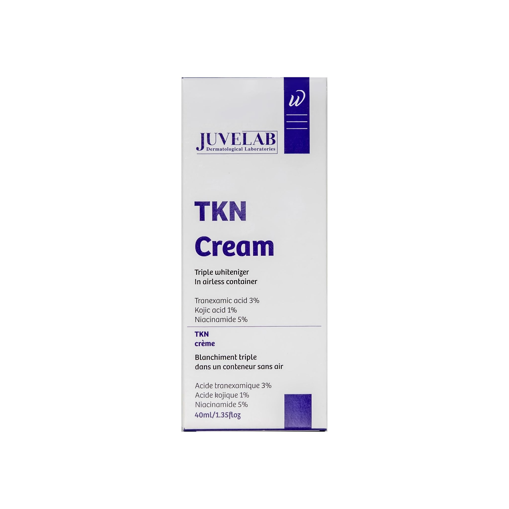 Juvelab TKN Cream for whitening and pores tightening