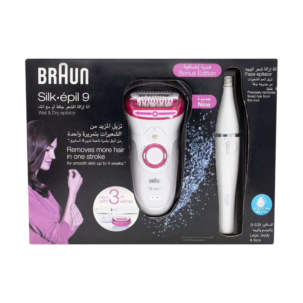 Braun Silk 9538 With 3 Extras