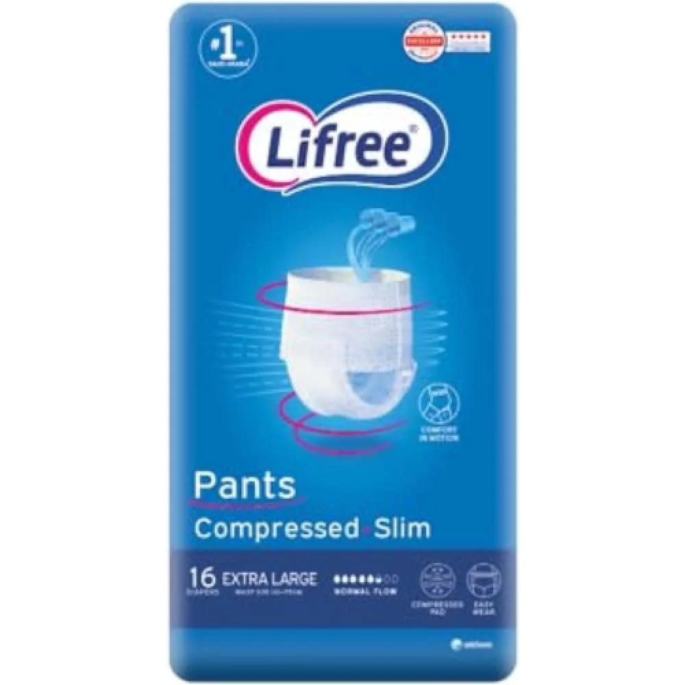Adult Diaper Culotte Xl 3 Cups - 16 Pcs