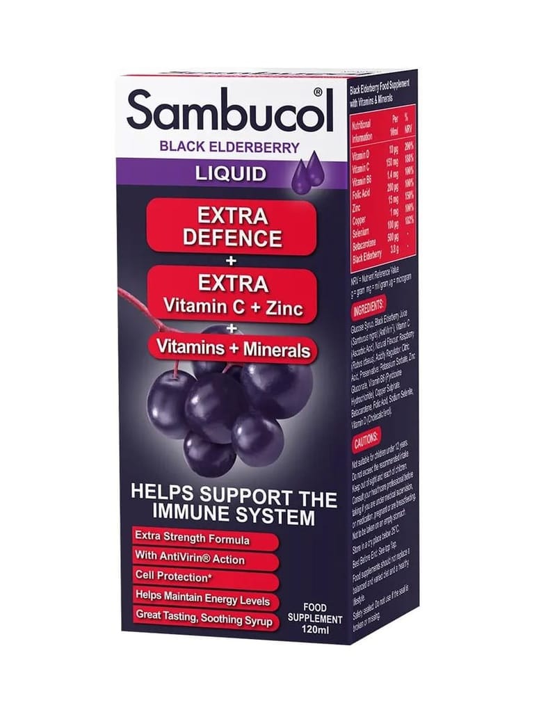 Sambucol Elderberry Extra Liquid 120 Ml