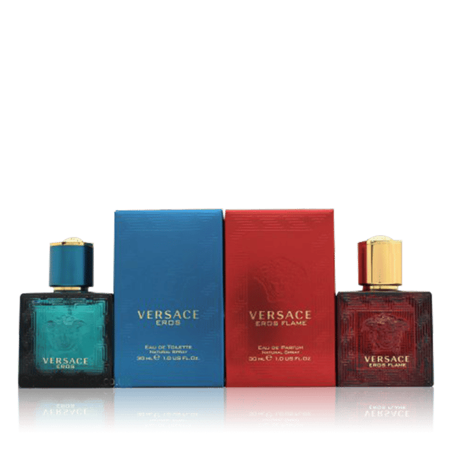 VERSACE Eros & Eros Flame 30mLセット Eros Flame by Versace, 3 Piece Gift Set for Men - Walmart.com