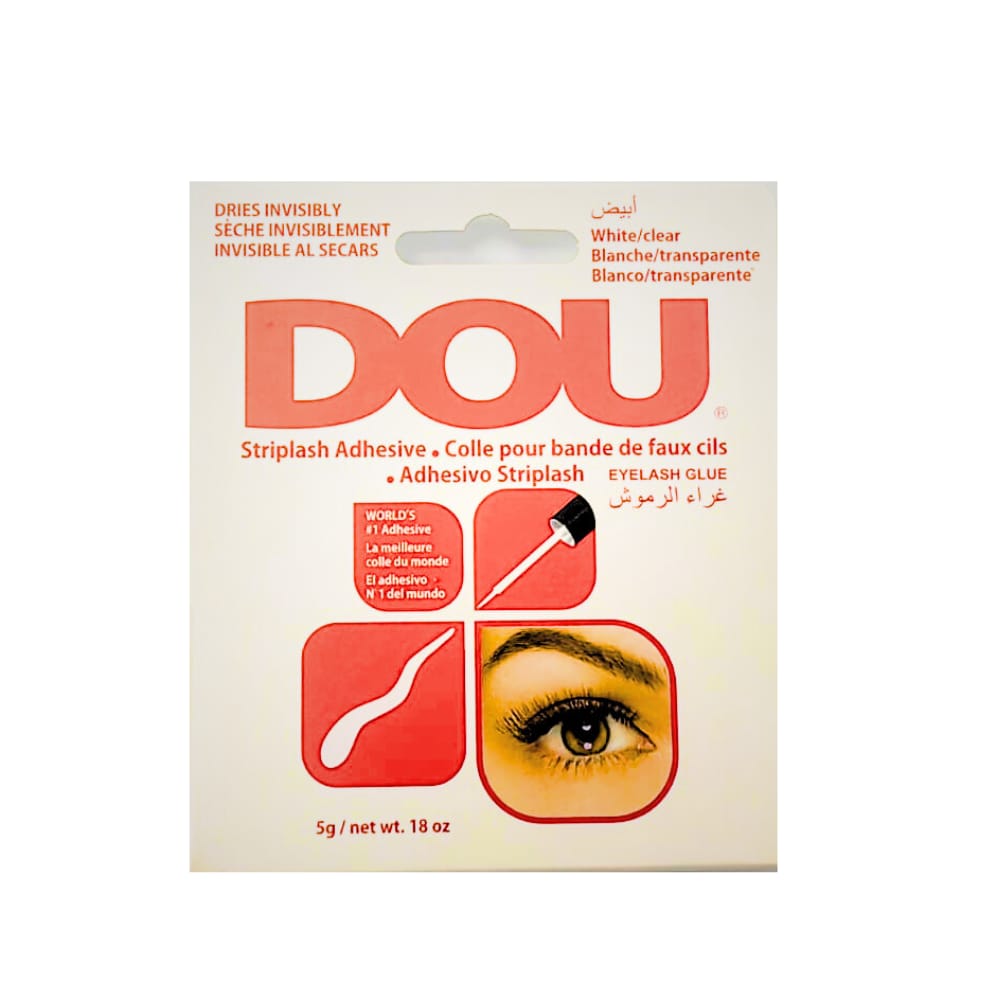 دوو - غراء الرموش الاحمر - ابيض