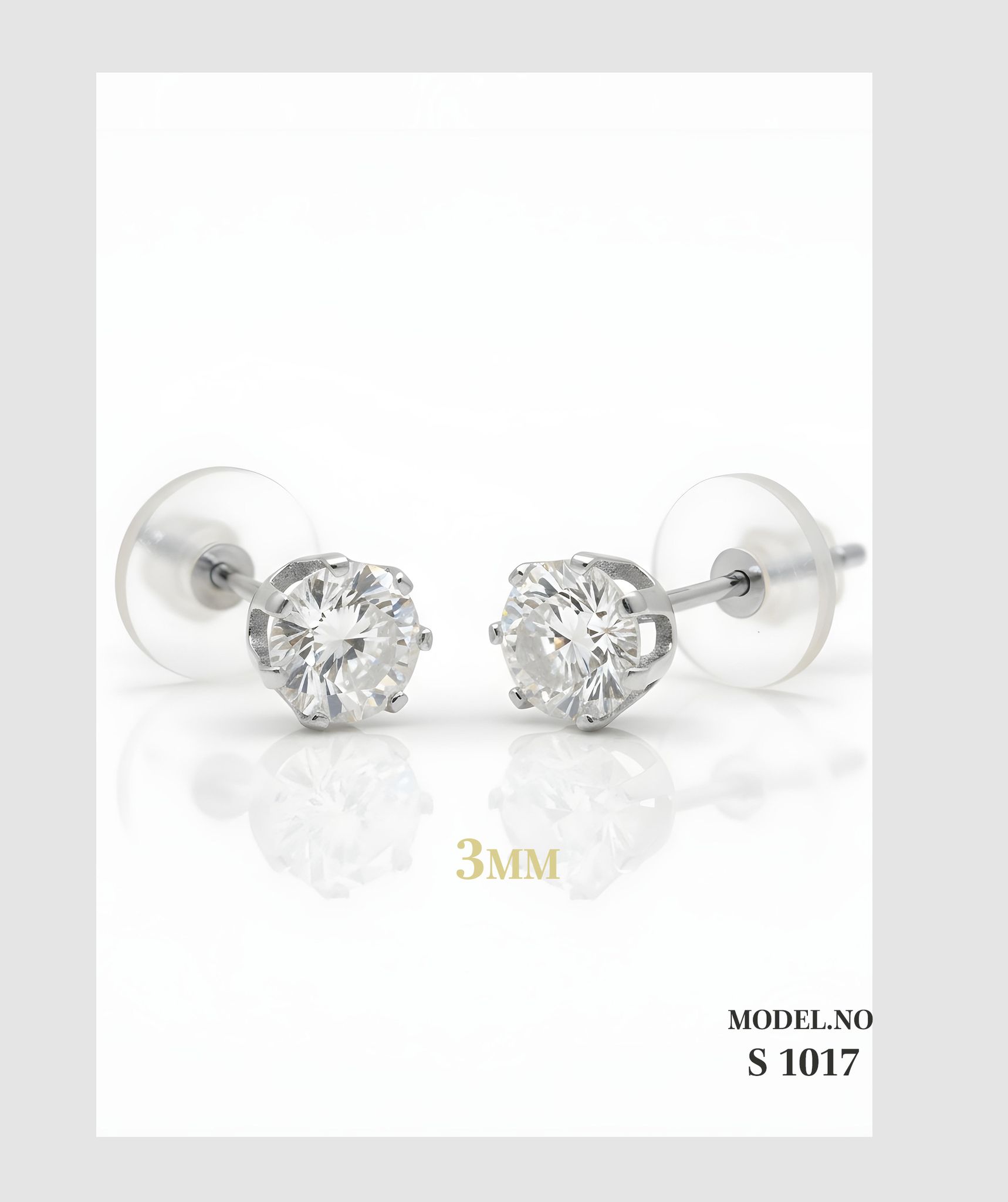 EVE Earrings Silver - S 1017 Ear Ring