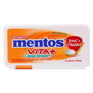 Mentos CB 30p Dispenser Orange 12x12 MEA