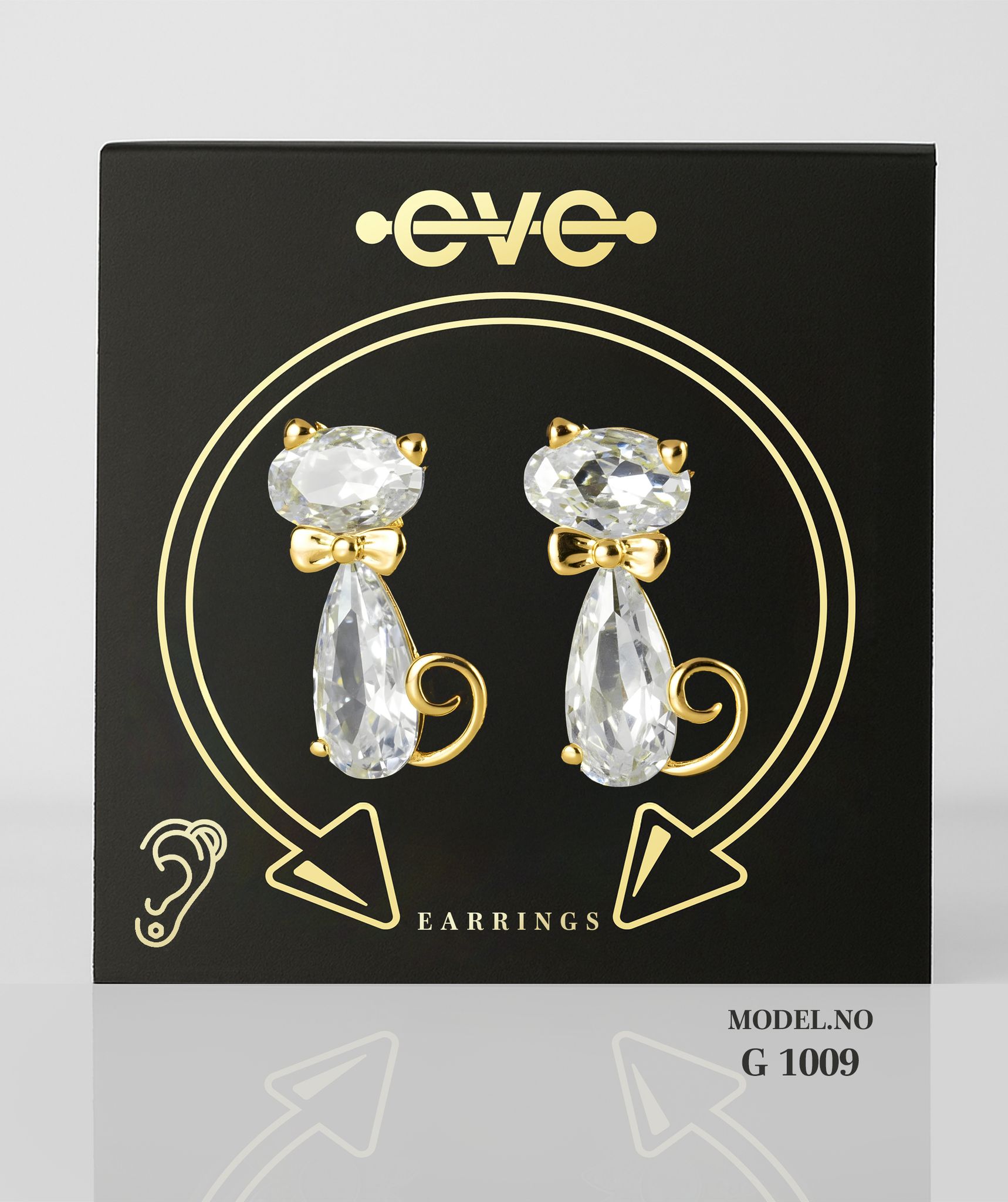 EVE Earrings Gold - G 1009 Ear Ring