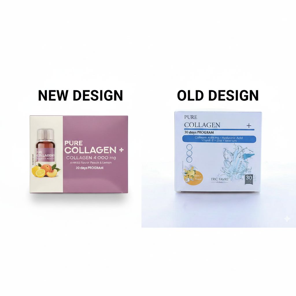 بــيور كولاجين بلس                                                          كولاجين بحري للبشرة والشعر والأظافر    30 قارورة.