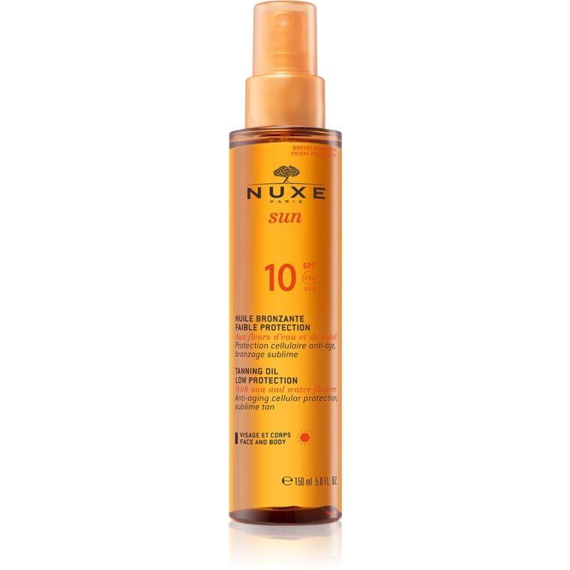 Sun Tanning Oil For Face And Body Low Protection Spf10 150Ml