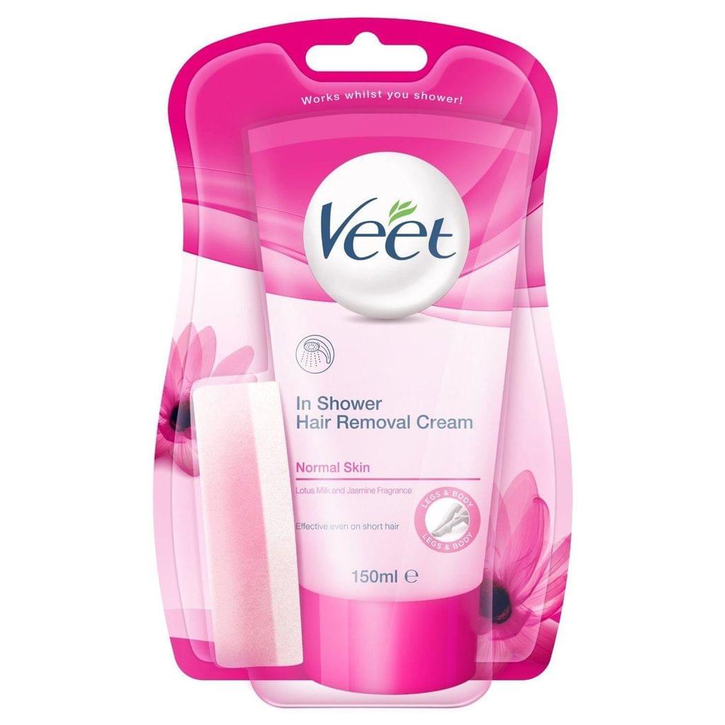 In-Shower Hair Removal Cream For Normal Skin 150Ml