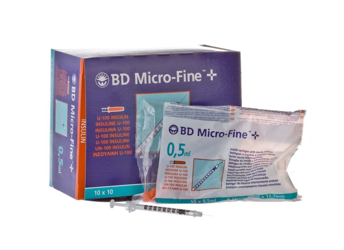 Micro F.Plus Insulin 0.5Ml