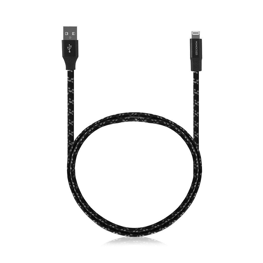 Black Usb Cable Flat 100Cm-Motif