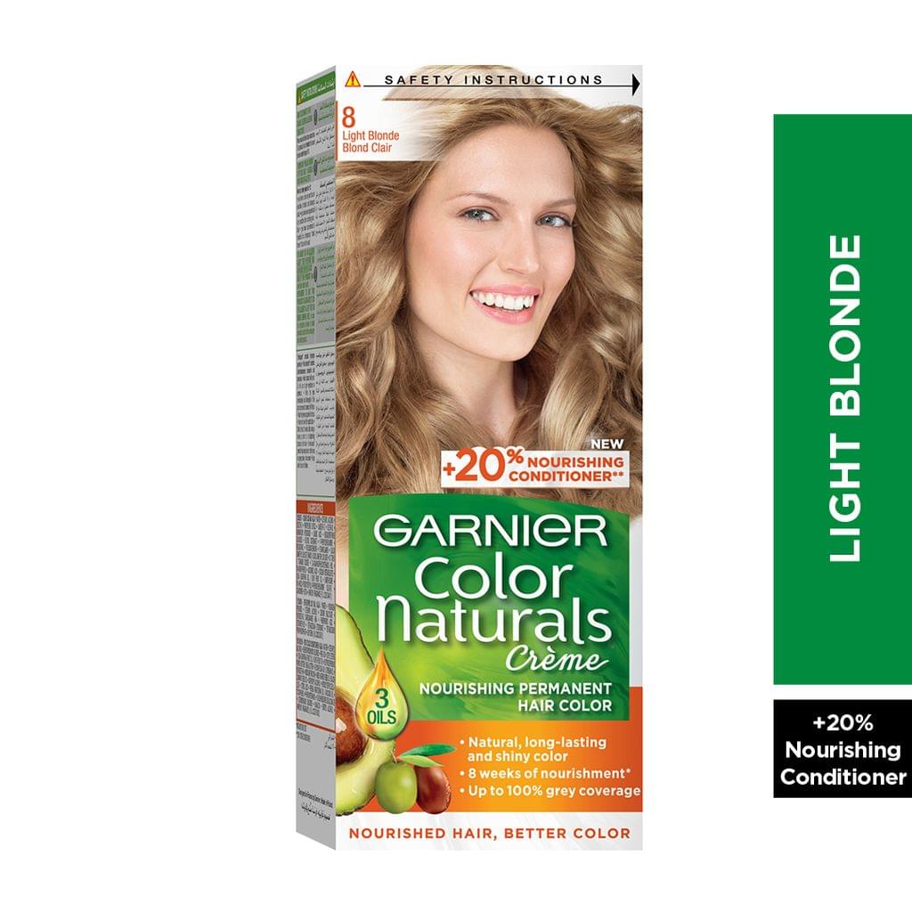 Hair Color Naturals Creme 8 Light Blonde Hair Color