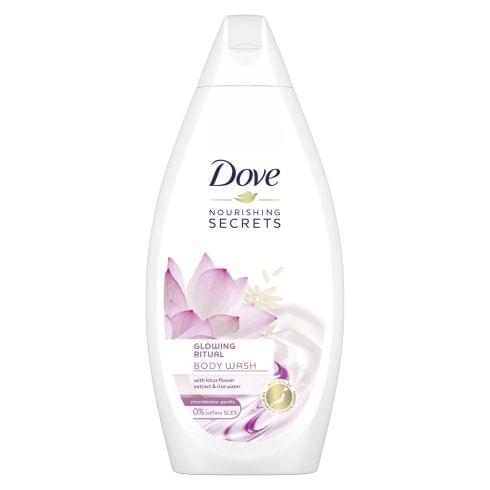 DOVE SHOWER GEL LIQ GLOWI 12x 500ML