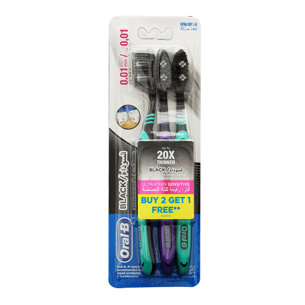 Ultrathin Sensitive Soft Toothbrush 2+1 Free